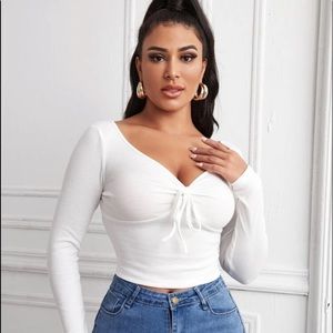 Cropped Tie Longsleeve